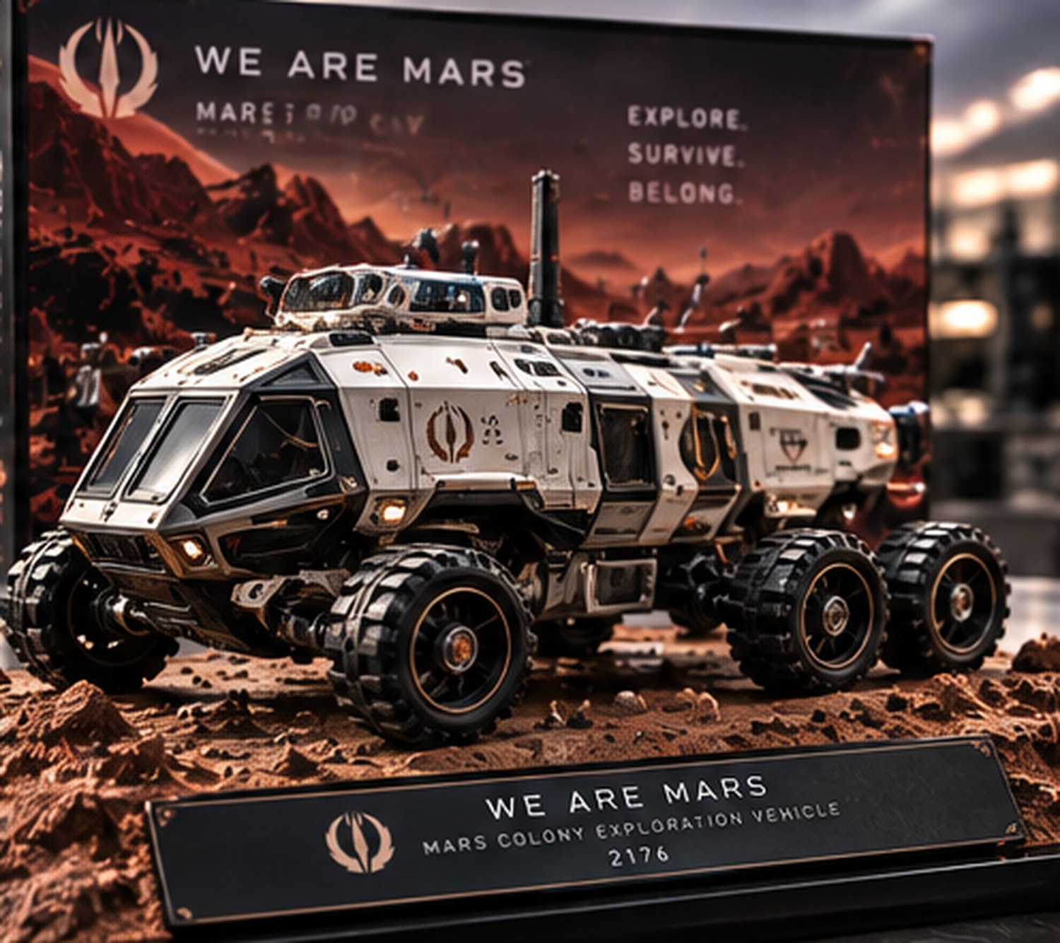 Mars Colony Exploration Vehicle, product photograph
