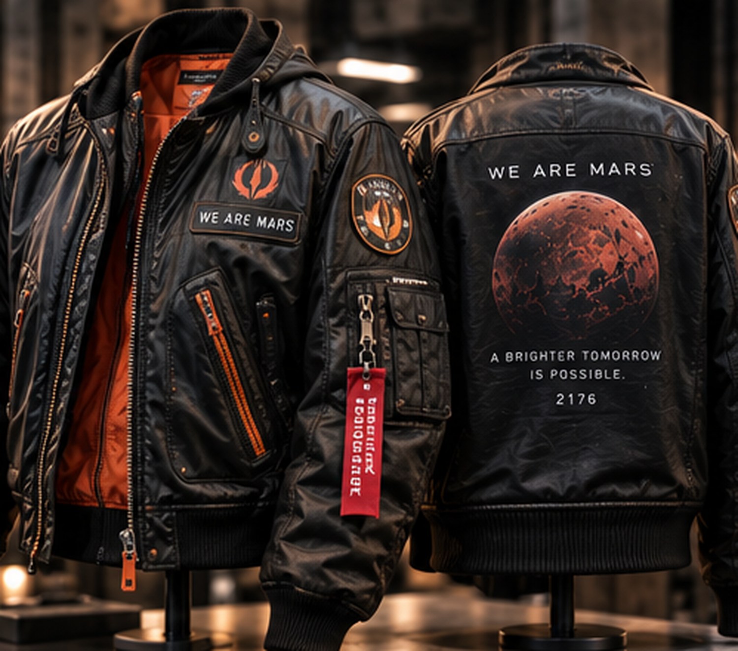 Mars Rebellion Flight Jacket, retail package