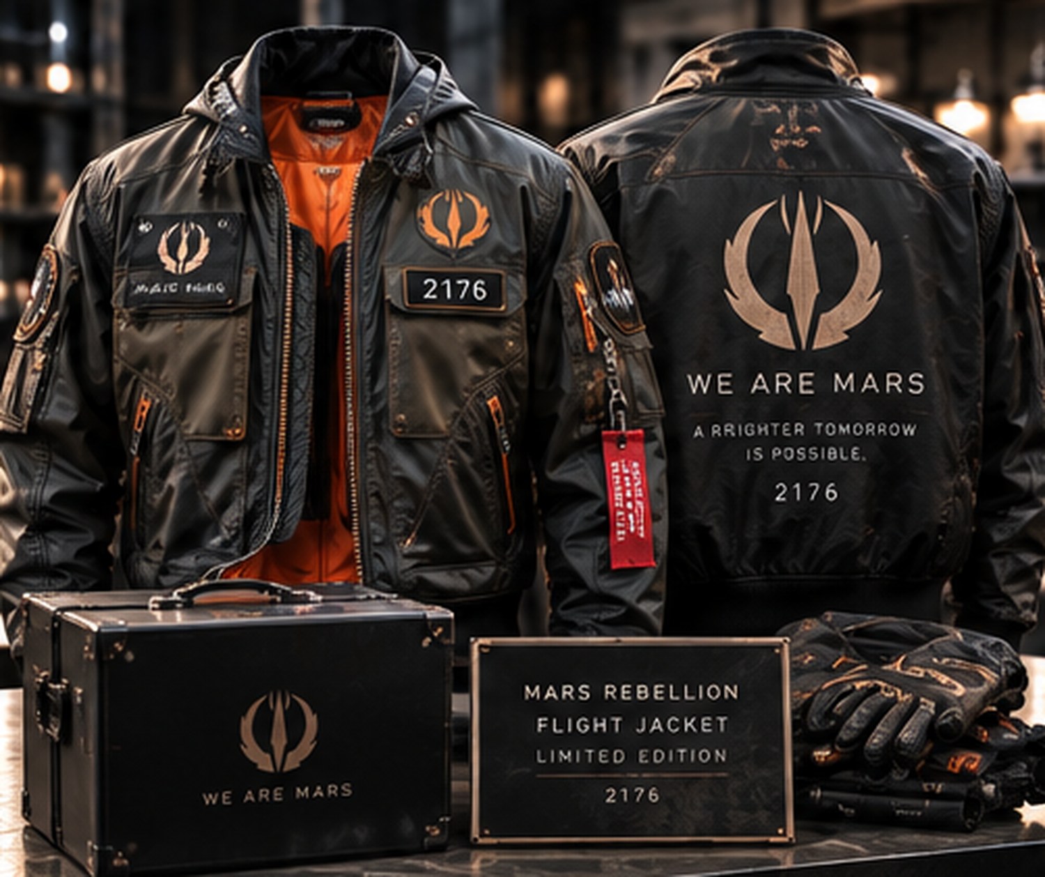 Mars Rebellion Flight Jacket, product photograph