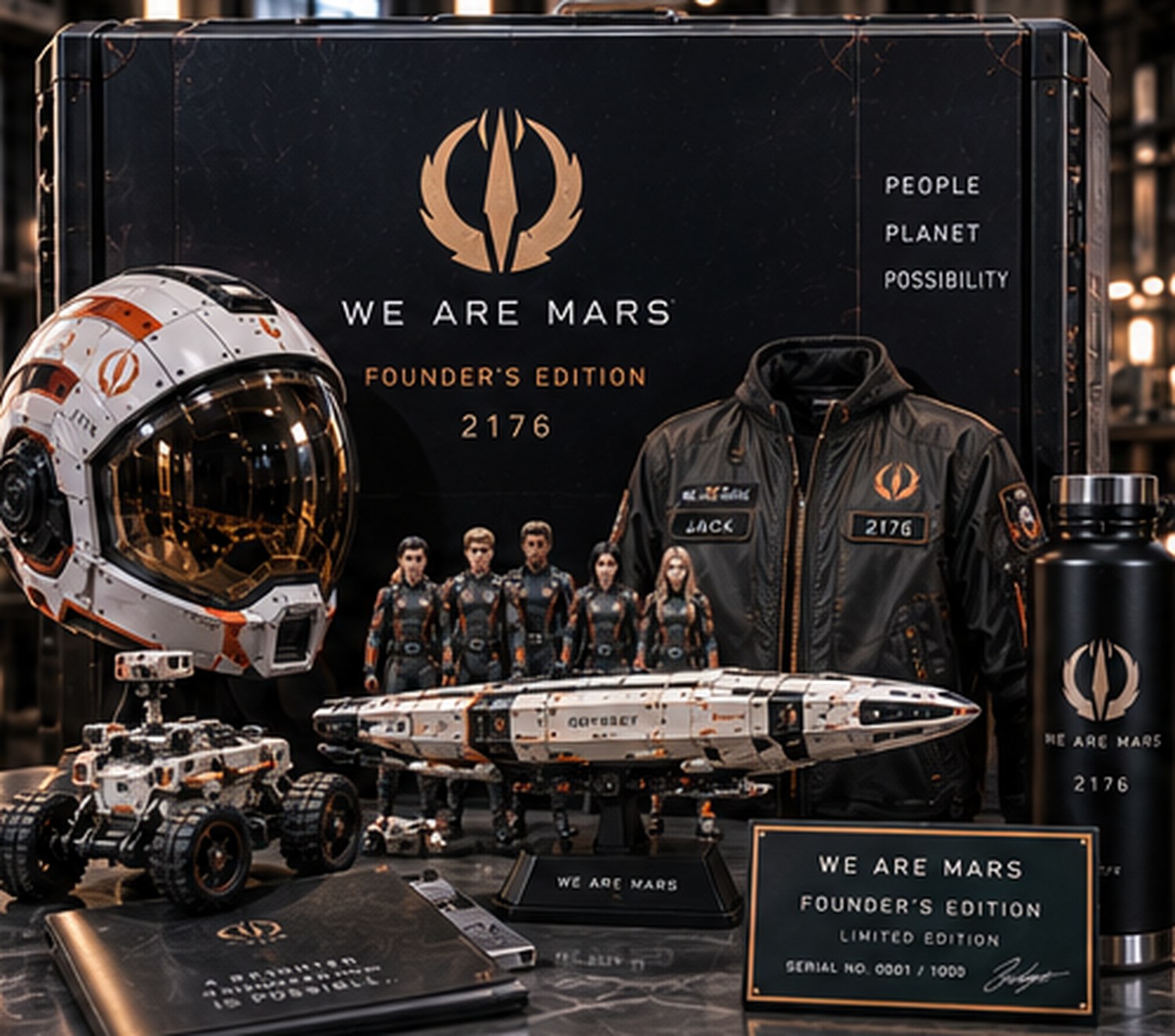 Founder's Edition WE ARE MARS Collection, product photograph