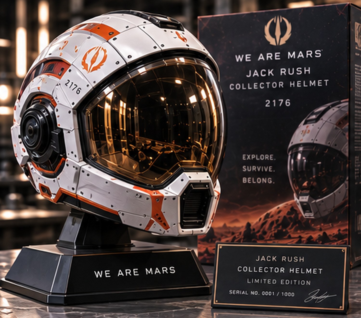 Jack Rush Collector Helmet, product photograph