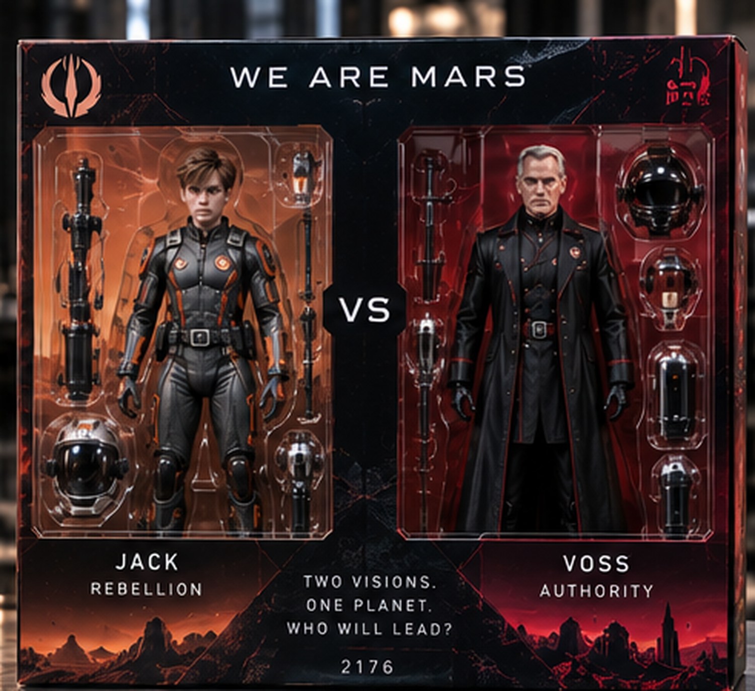 Jack Rush vs. Chancellor Voss Collector Set, product photograph