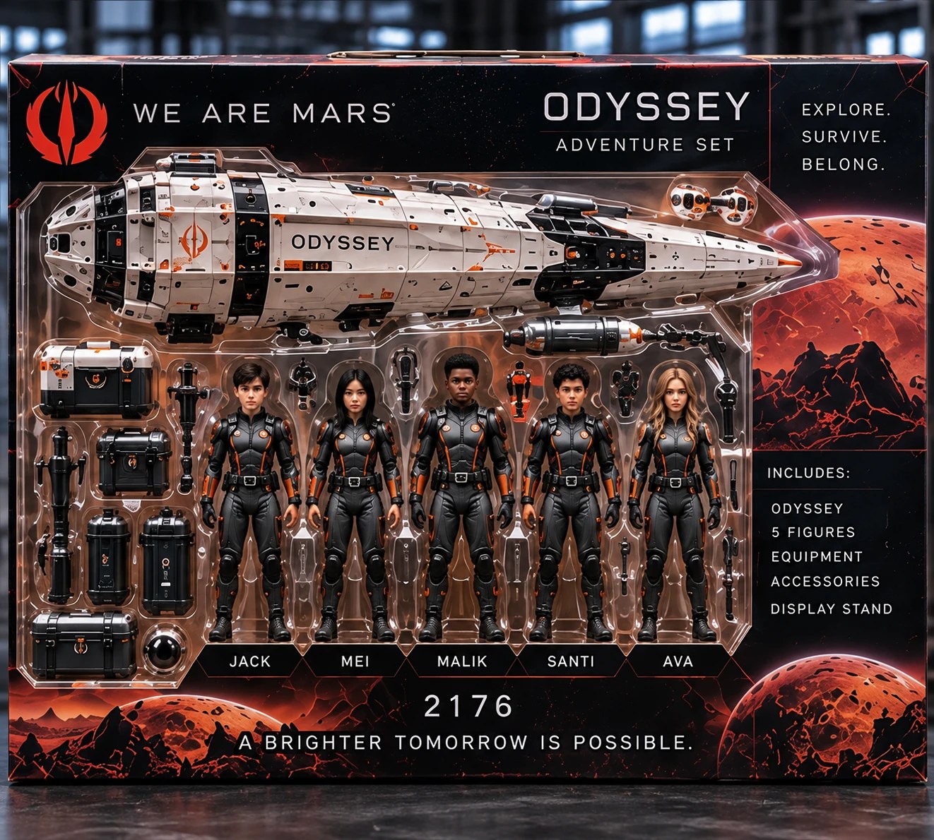 Odyssey + The Five Adventure Set, product photograph